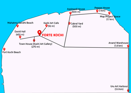 hotel-forte-kochi-map-stay-near-biennale-venues